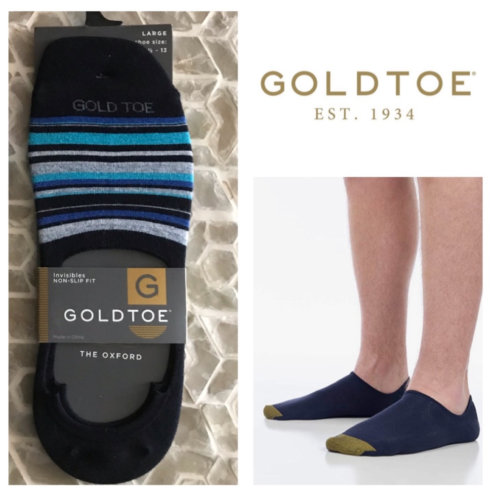 NEW!  Gold Toe ‘the Oxford’ no show socks